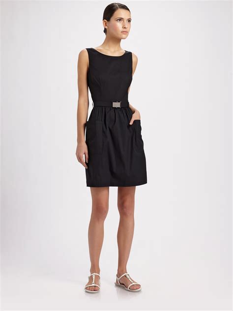black prada dress